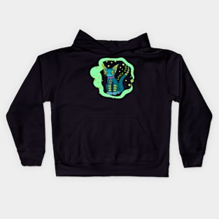 Green space vibe Kids Hoodie